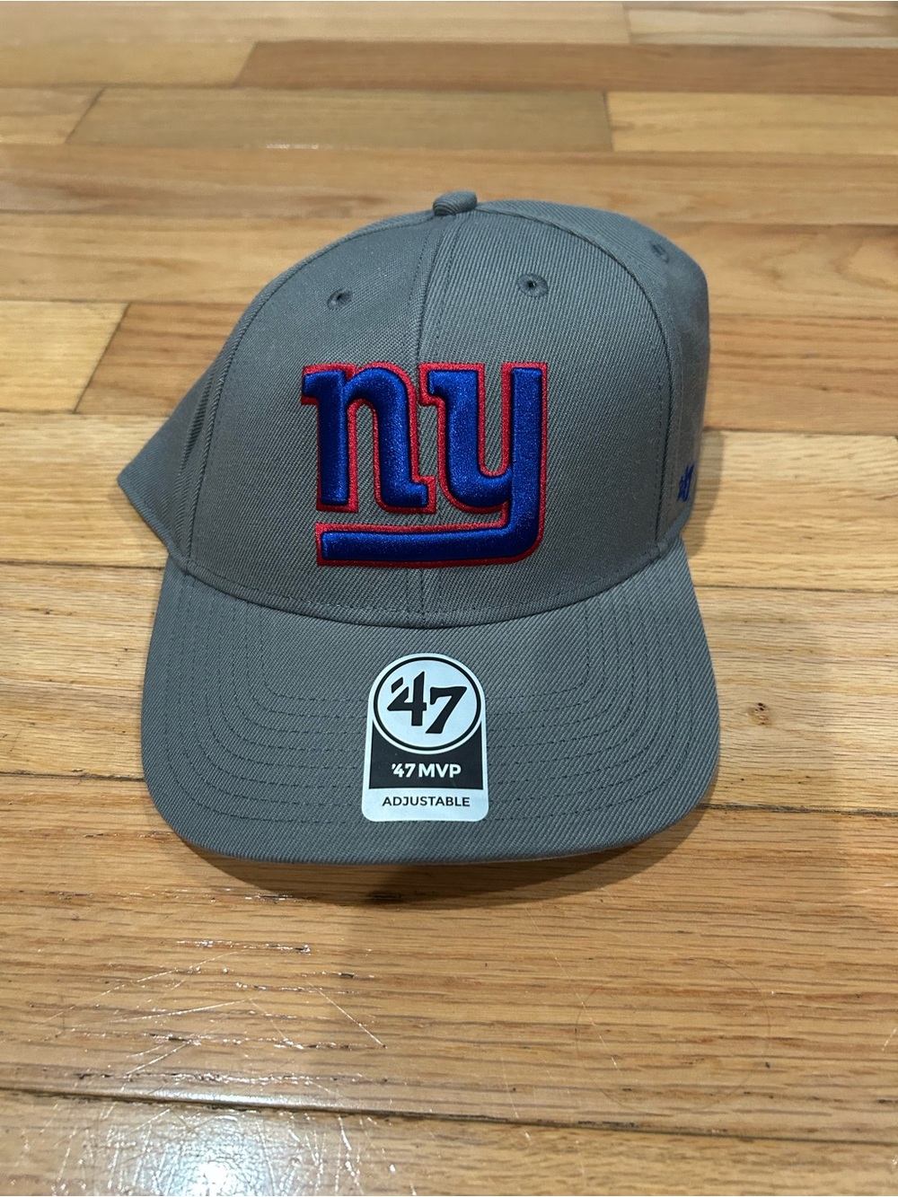 '47 MVP Gray New York Cap with Blue & Red Logo